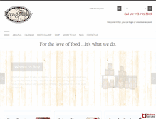 Tablet Screenshot of dragonflygourmetfoods.com